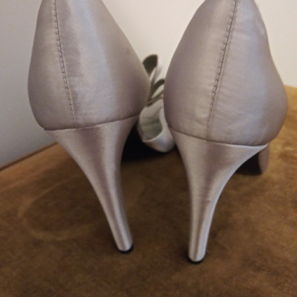 Michael silver evening shoes